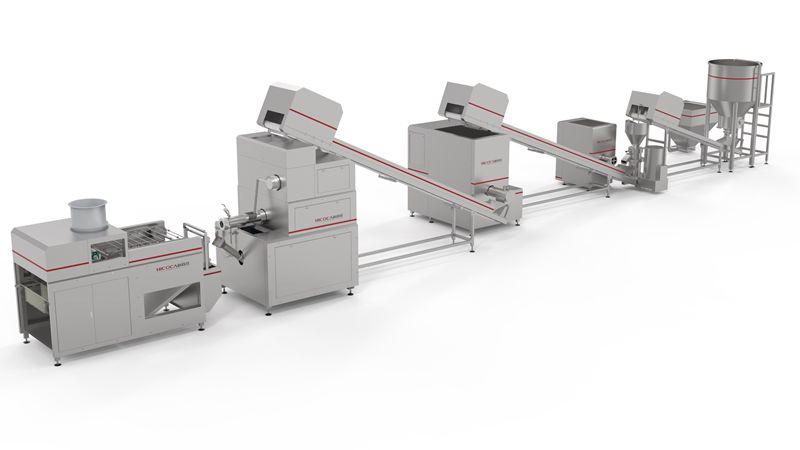 Intelligent Straight Rice Noodle Making Machine Production Line