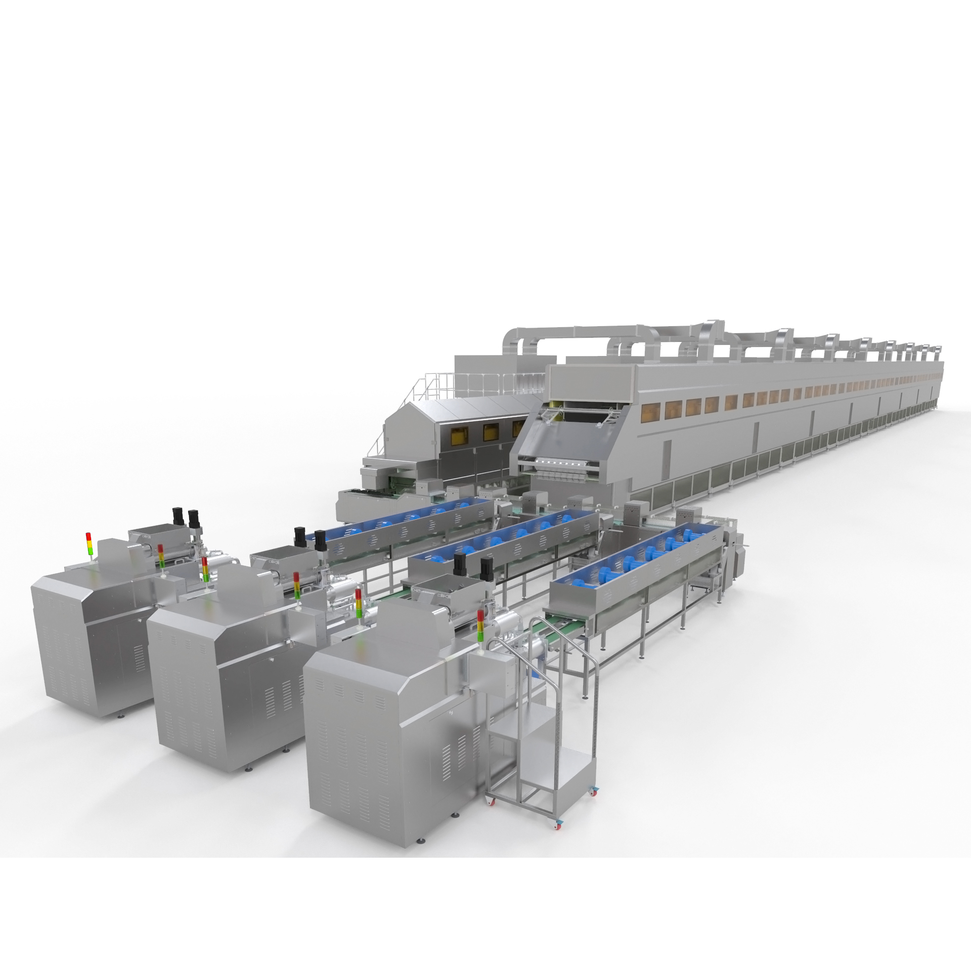 Multi functional Dry Rice Noodle Cake production line