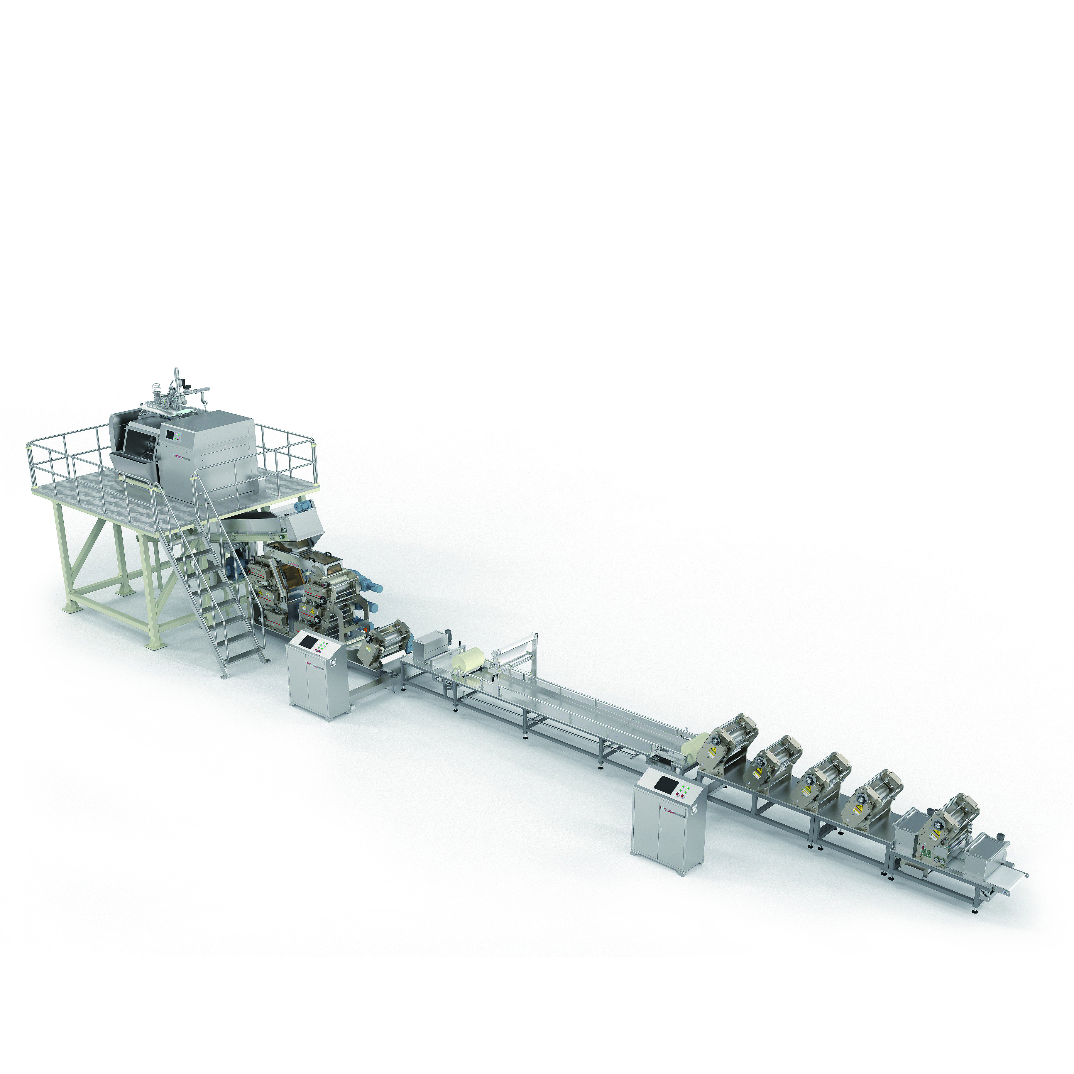 Fresh wet noodle intelligent production line