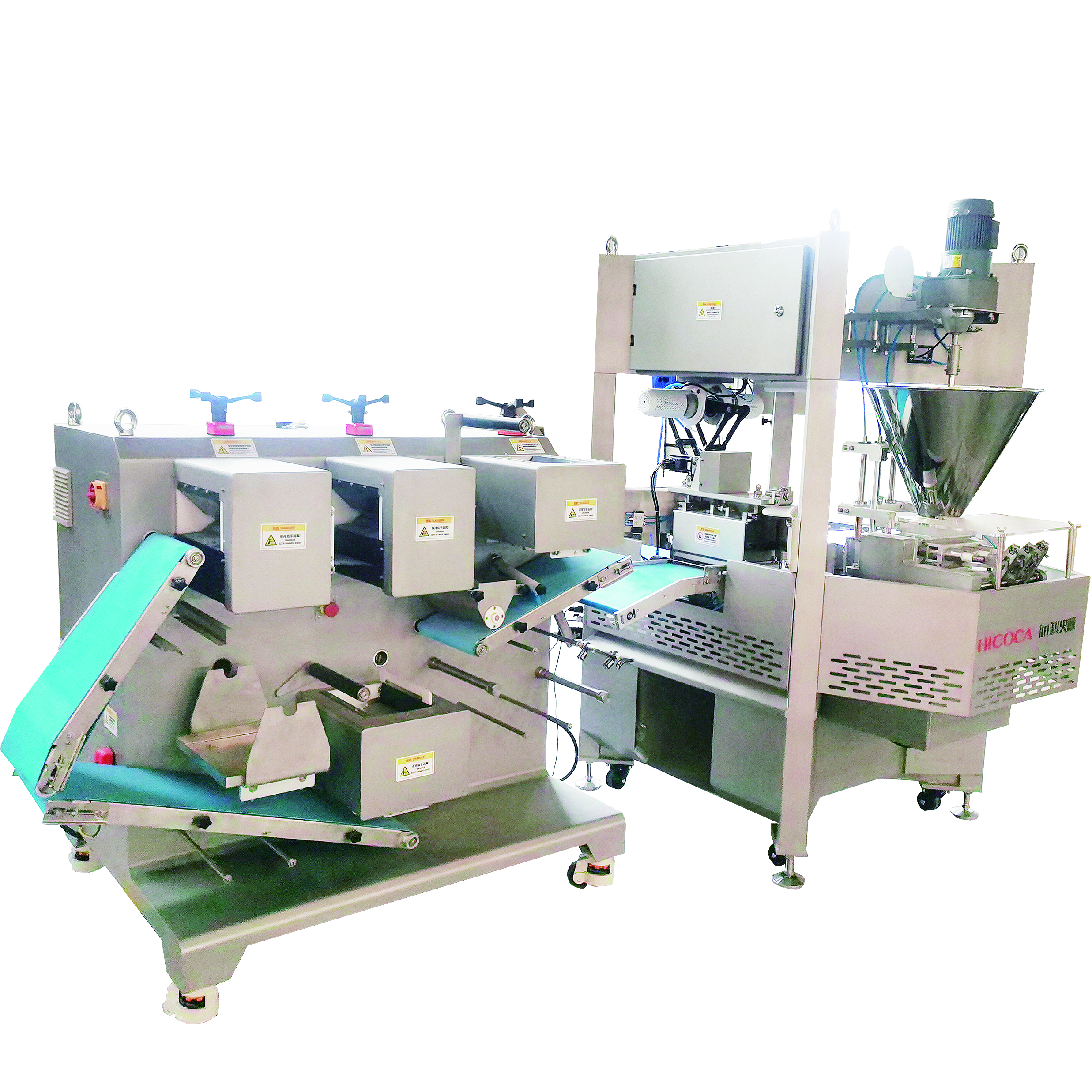 Intelligent bionic dumpling production line