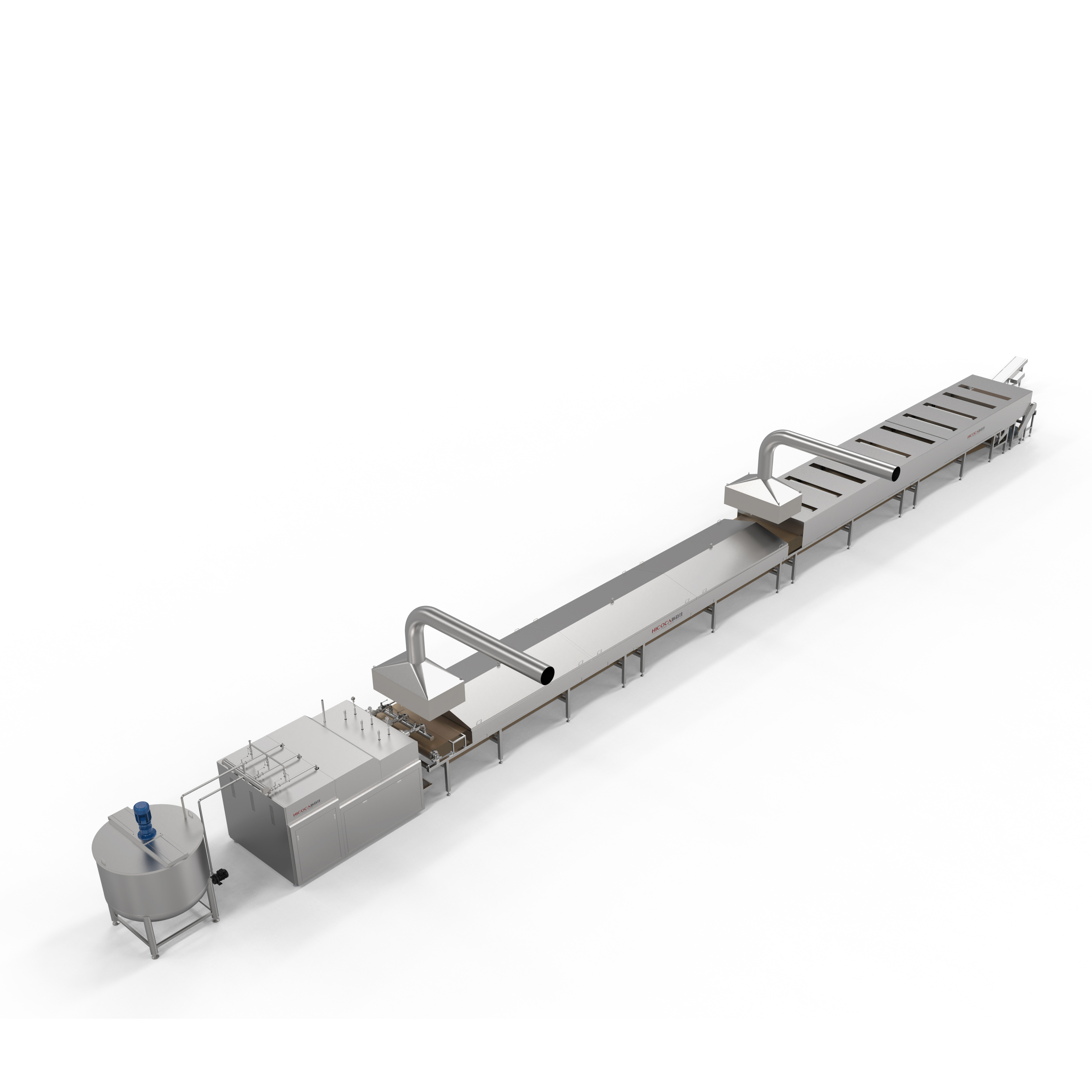 Fully Automatic Half Dry Rice Macaroni production line